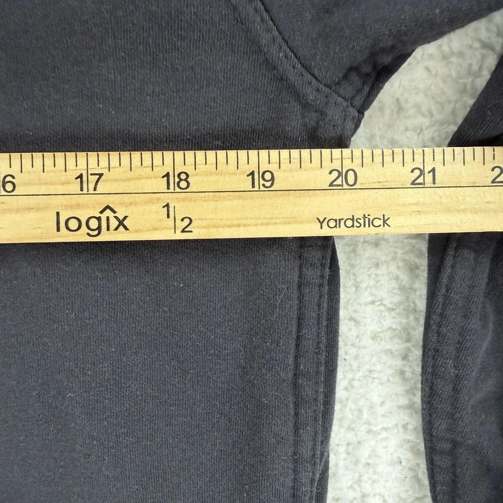 The North Face Hoodie‎ Mens Small Black Logo Graphic Pullover Fleece Sweatshirt